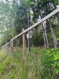 Canalización eléctrica subterránea