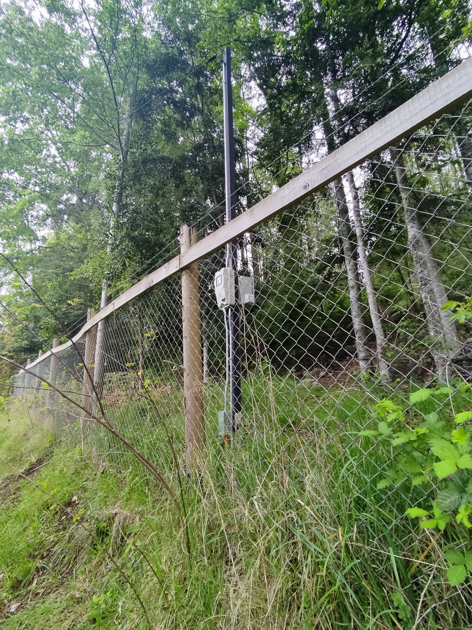 Canalización eléctrica subterránea